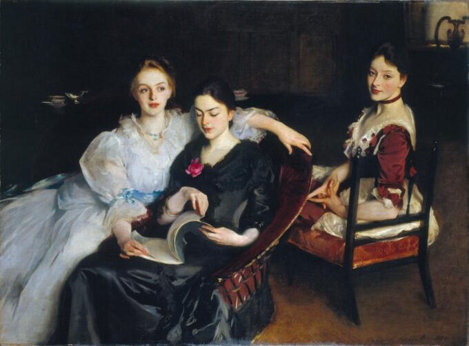 Le Mademoiselles Vickers – John Singer Sargent John Singer Sargent 105x70