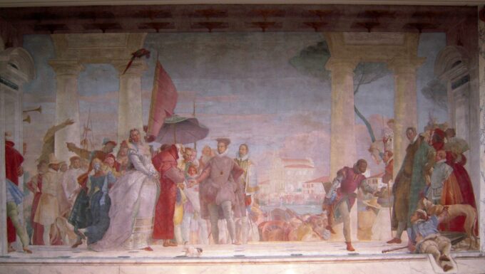 La visita di Enrico III a città Contarini – Giambattista Tiepolo Giambattista Tiepolo 120x70