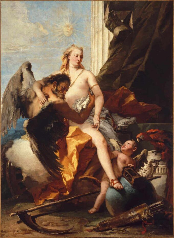 La Verità svelata dal Tempo, 1743 – Giambattista Tiepolo Giambattista Tiepolo 70x105