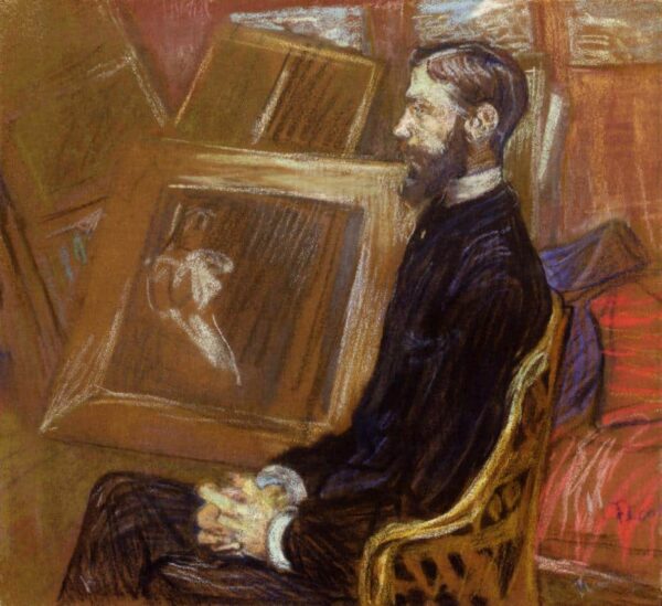 Ritratto di M. Georges Henri Manuel – Toulouse Lautrec Henri de Toulouse-Lautrec 70x70