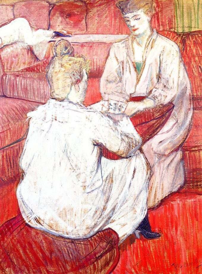 I giocatori di carte – Toulouse Lautrec Henri de Toulouse-Lautrec 70x105