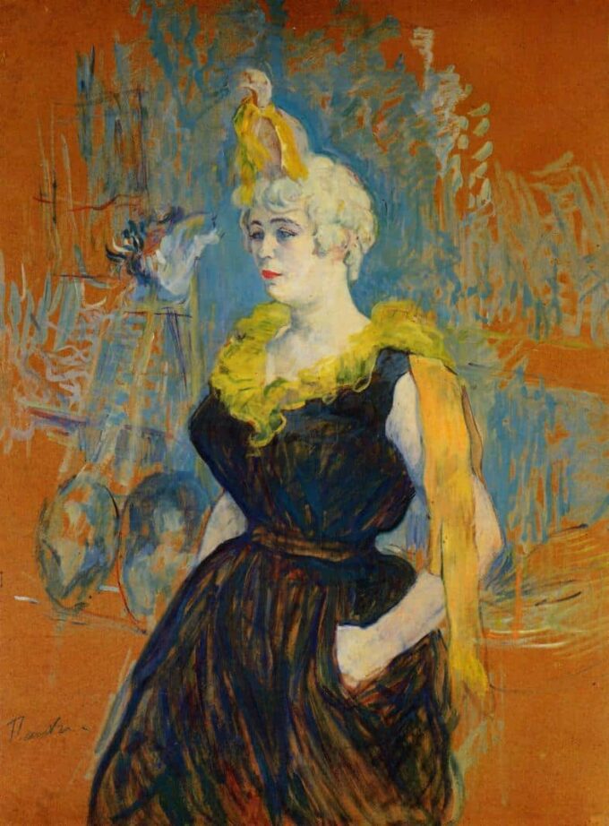 Le clownesse Cha-U-Kao – Toulouse Lautrec Henri de Toulouse-Lautrec 70x105