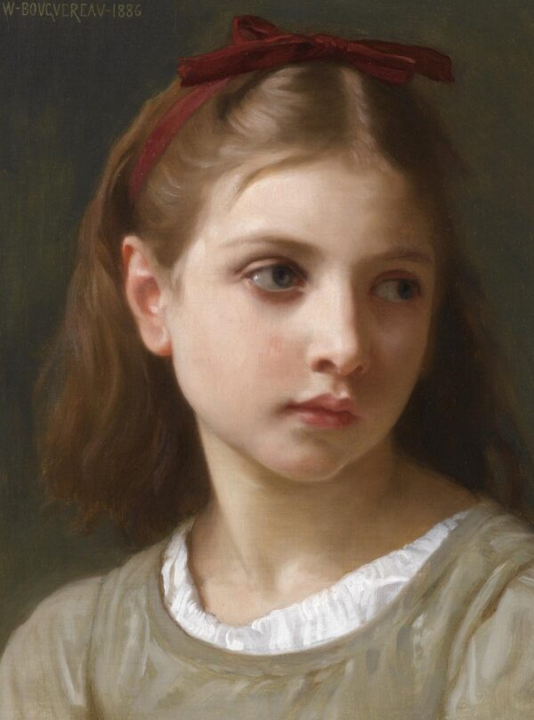 Una piccola ragazza – William Bouguereau William Bouguereau 70x85