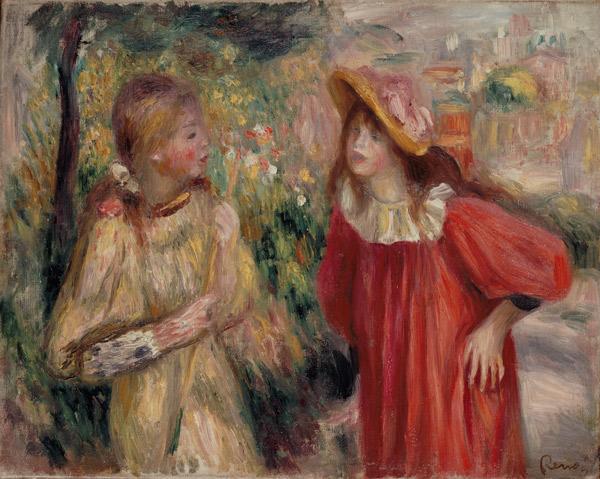 Conversazione tra ragazze – Pierre-Auguste Renoir Pierre-Auguste Renoir 85x75