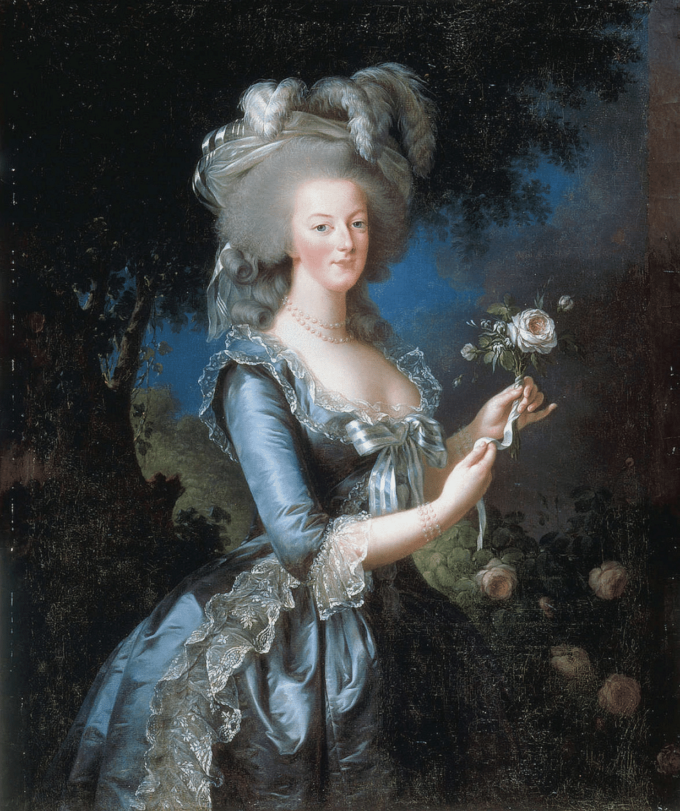 Marie-Antoinette dice « alla Rosa » – Élisabeth Vigée Le Brun Élisabeth Vigée Le Brun 70x85