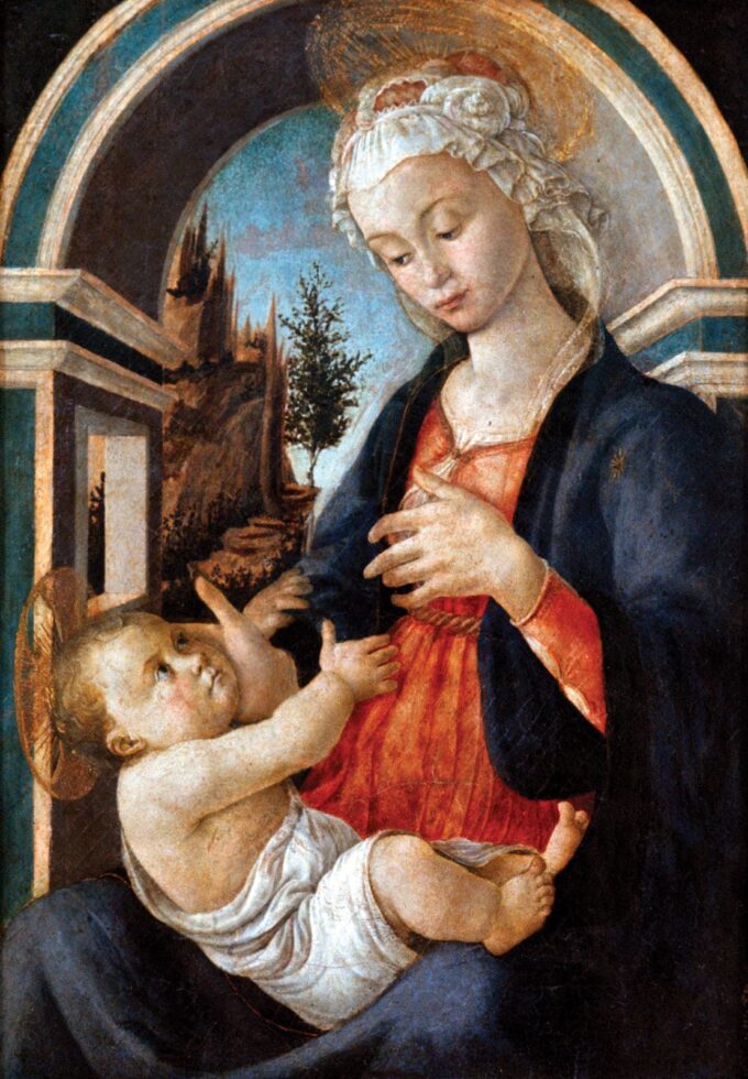 La Vergine e il Bambino – Sandro Botticelli Sandro Botticelli 70x105