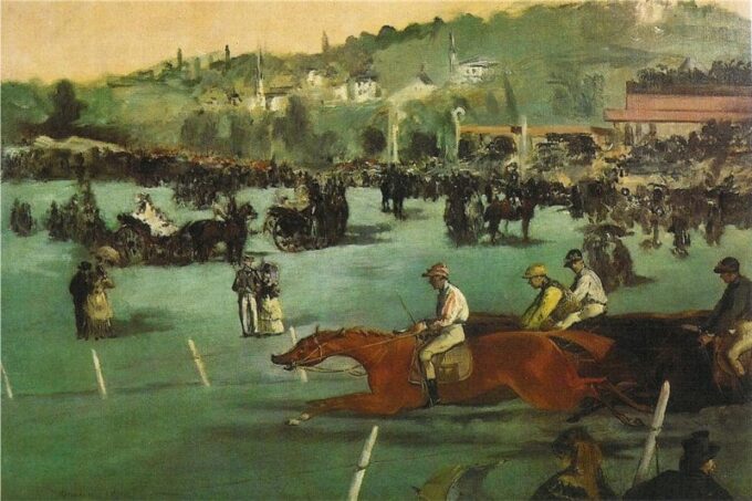 Corse di cavalli – Edouard Manet Édouard Manet 105x70