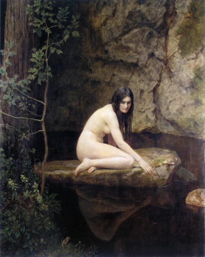 La ninfa d’acqua di John Collier John Collier 70x85