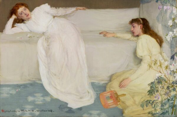 Sinfonia in bianco, n° 3 – James Abbott McNeill Whistler James Abbott McNeill Whistler 105x70