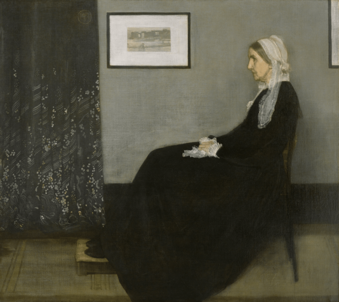 Composizione in grigio e nero n°1 – James Abbott McNeill Whistler James Abbott McNeill Whistler 70x70