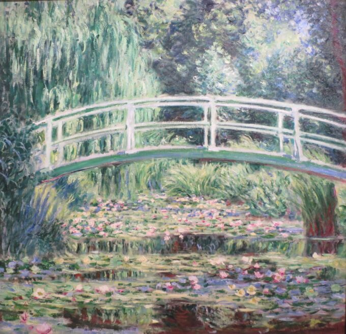 Ninfee bianche – Claude Monet "Les Nymphéas" di Claude Monet 70x70