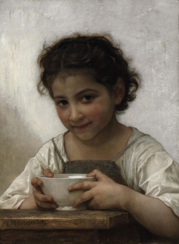 Zuppa al latte – William Bouguereau William Bouguereau 70x105