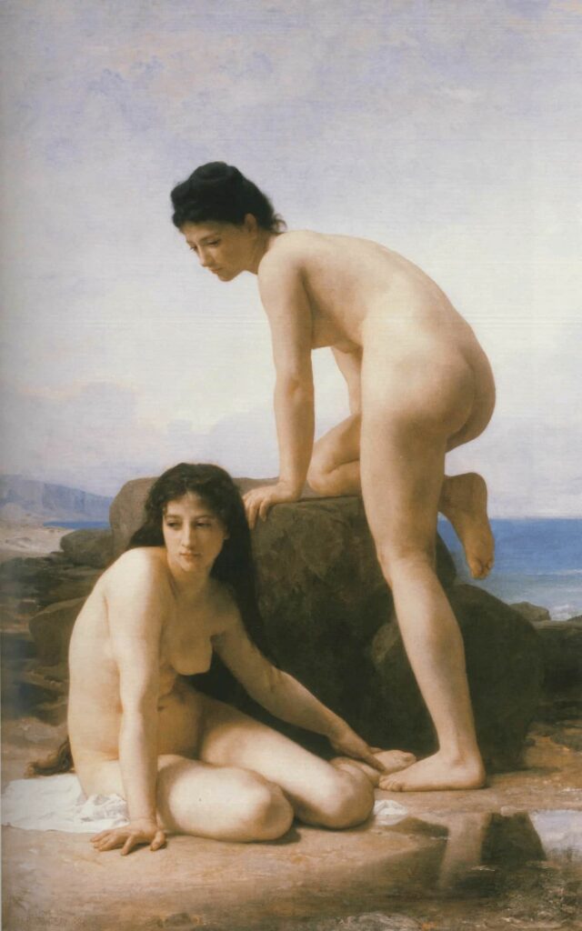 Le due bagnanti – William Bouguereau William Bouguereau 70x105