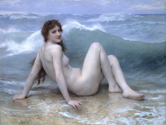 La Vague – William Bouguereau William Bouguereau 85x75