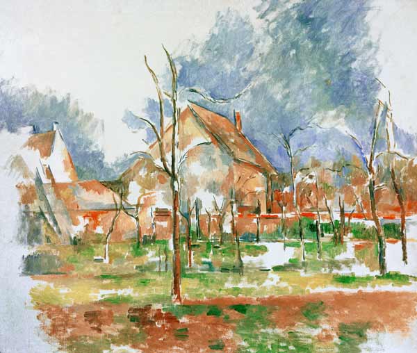 Paesaggio invernale di Giverny – Paul Cézanne Paul Cézanne 85x75