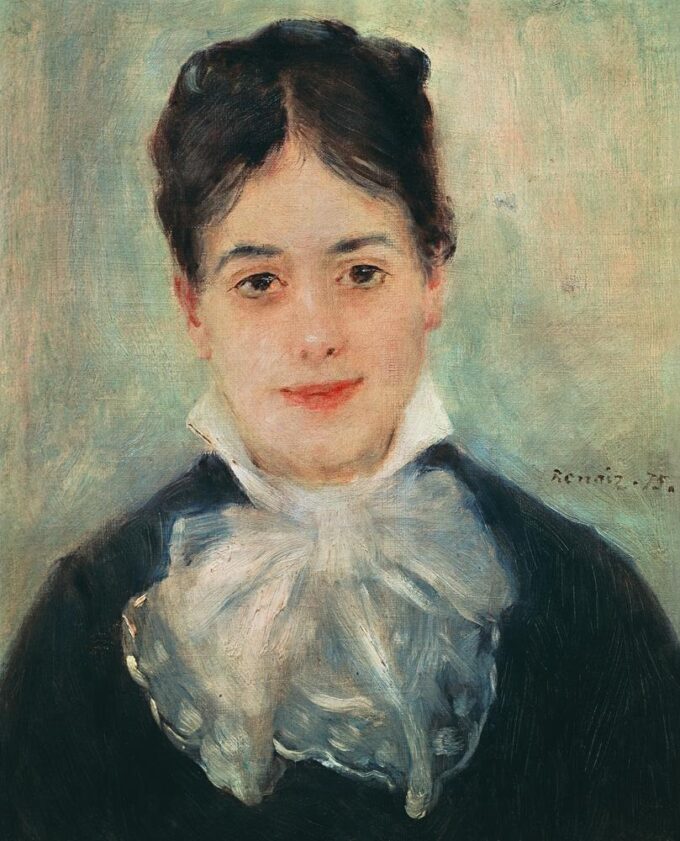 Donna sorridente – Pierre-Auguste Renoir Pierre-Auguste Renoir 70x85