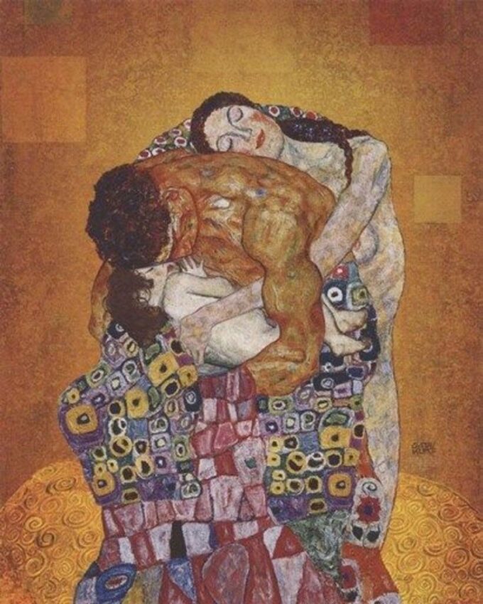 L’abbraccio familiare – Gustav Klimt Gustav Klimt 70x85