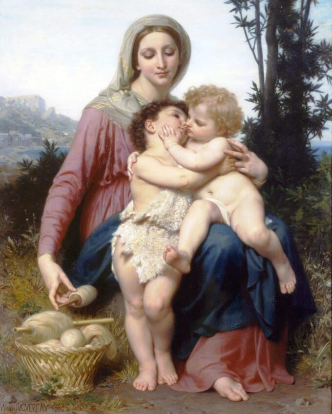 La Sacra Famiglia – William Bouguereau William Bouguereau 70x85