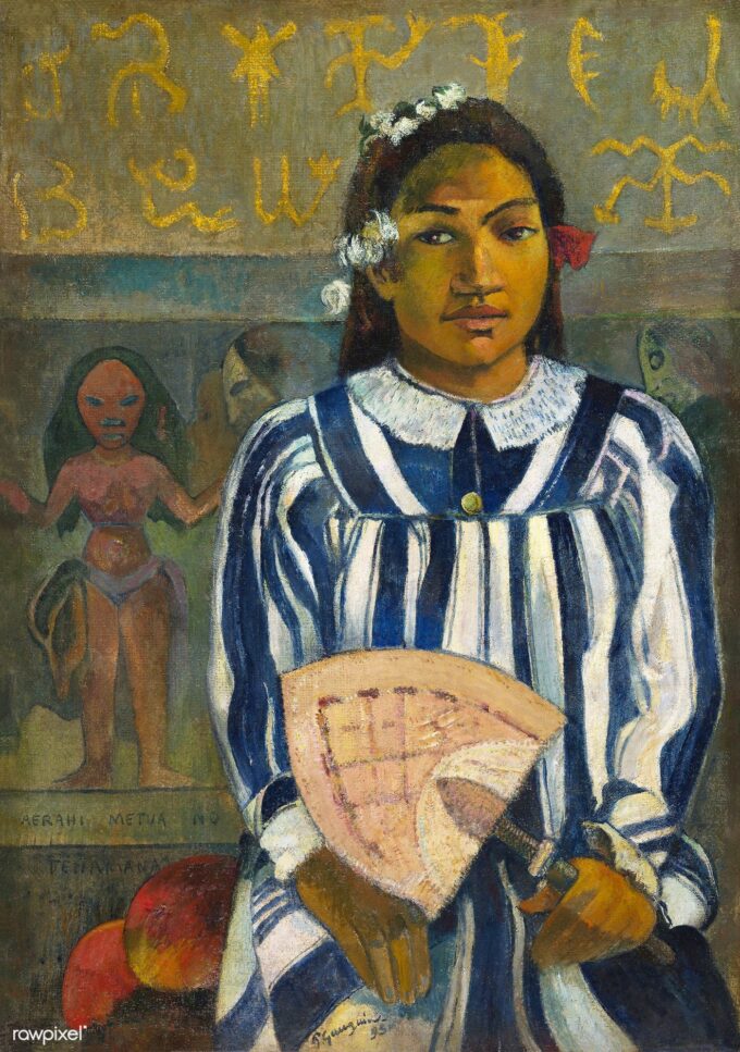 Merahi metua pas de Tehamana – Paul Gauguin Paul Gauguin 70x105