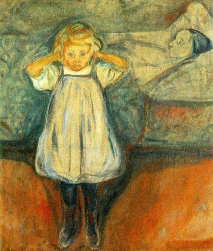 Madre morta e il bambino – Edvard Munch Edvard Munch 70x85