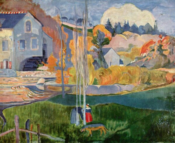 Paesaggio in Bretagna – Paul Gauguin Paul Gauguin 85x75