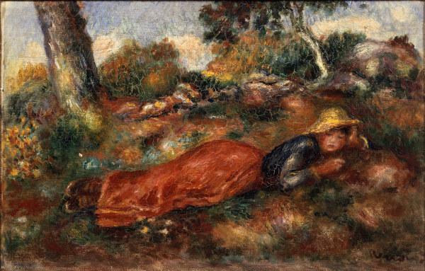 Giovane ragazza sull’erba – Pierre-Auguste Renoir Pierre-Auguste Renoir 105x70