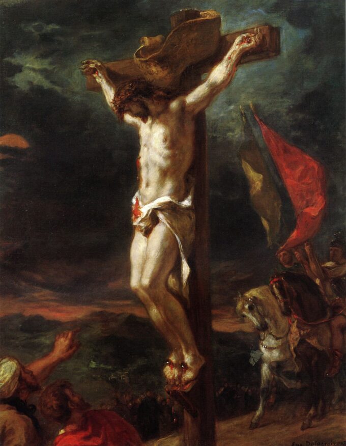 Il Cristo sulla croce (1846) – Eugène Delacroix Eugène Delacroix 70x85