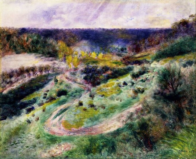 Paesaggio a Wargemont – Pierre-Auguste Renoir Pierre-Auguste Renoir 85x75