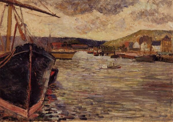 Porto di Rouen – Paul Gauguin Paul Gauguin 105x70