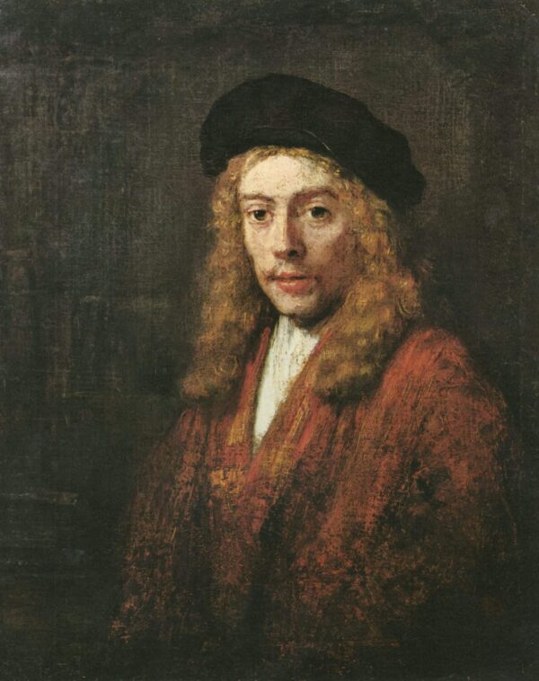 Ritratto di un giovane uomo – Rembrandt van Rijn Rembrandt van Rijn 70x85