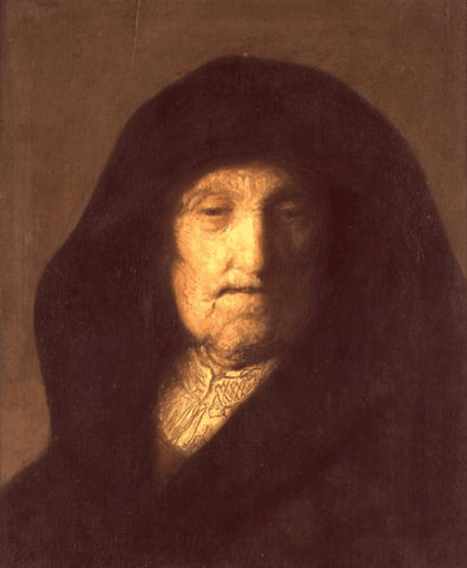 La madre dell’artista – Rembrandt van Rijn Rembrandt van Rijn 70x85