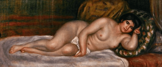 Nudo femminile sdraiato (Gabrielle) 1906 – Pierre-Auguste Renoir Pierre-Auguste Renoir 160x70