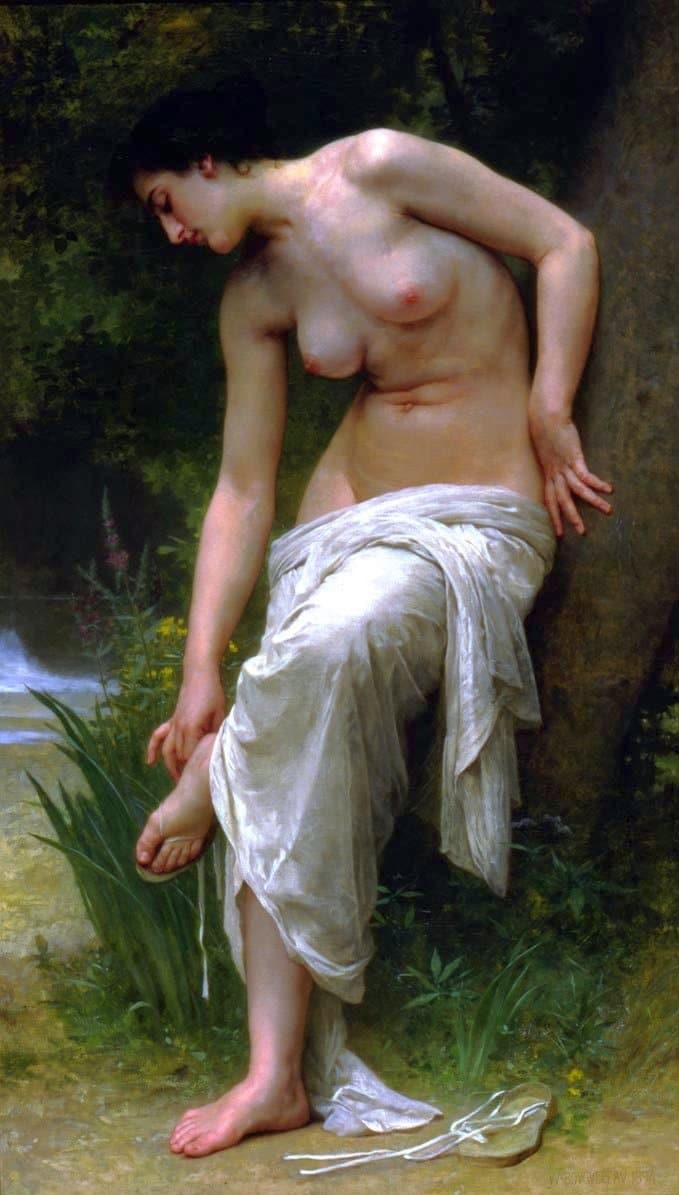 Dopo il bagno, 1894 – William Bouguereau William Bouguereau 70x120