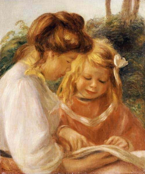 L’alfabeto, Jean e Gabrielle – Pierre-Auguste Renoir Pierre-Auguste Renoir 70x85