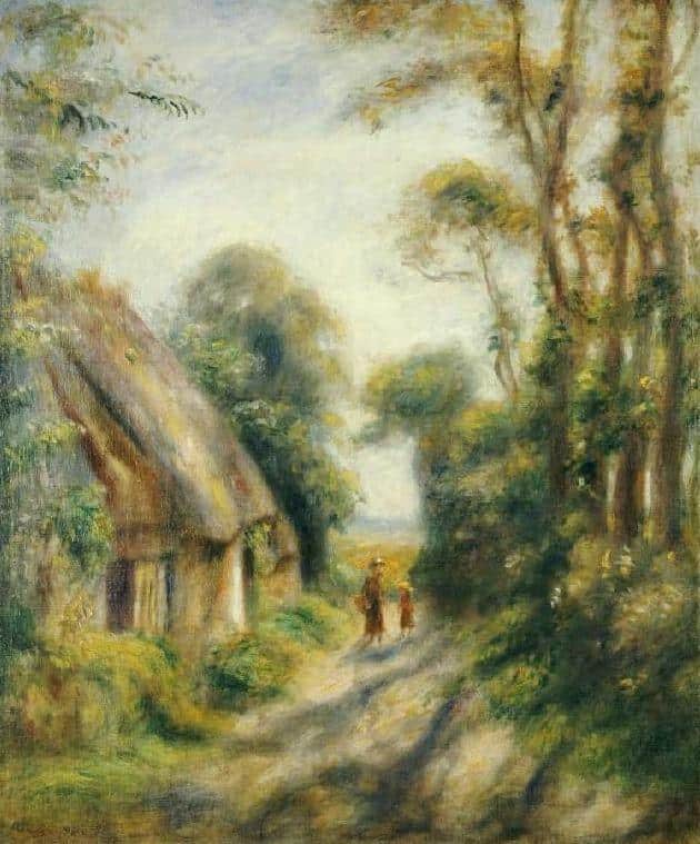 Alla periferia di Berneval – Pierre-Auguste Renoir Pierre-Auguste Renoir 70x85