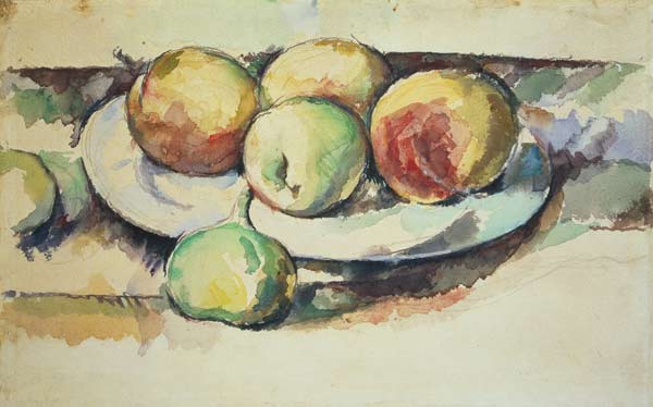 Natura morta di pesche e fichi – Paul Cézanne Paul Cézanne 105x70