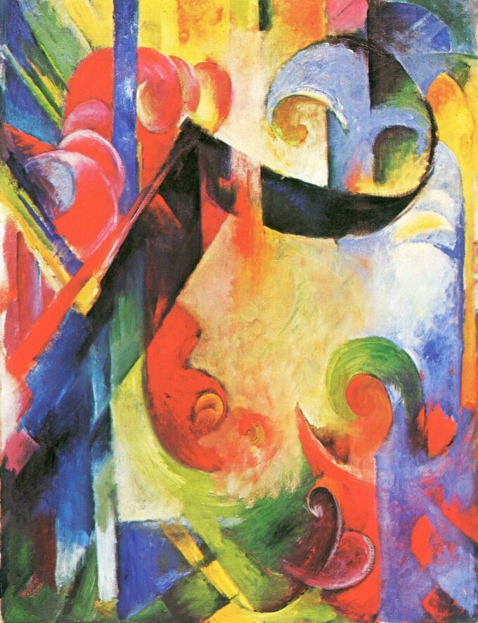 Forme frantumate – Franz Marc Franz Marc 70x85