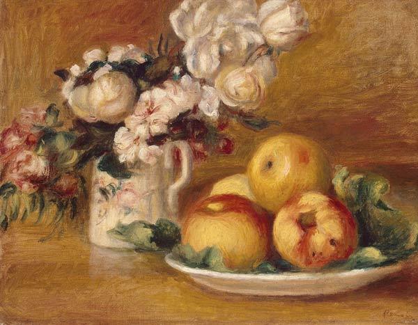 Pommes e fiori – Pierre-Auguste Renoir Pierre-Auguste Renoir 85x75