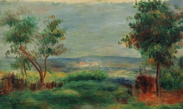 A.Renoir, Paesaggio – Pierre-Auguste Renoir Pierre-Auguste Renoir 105x70