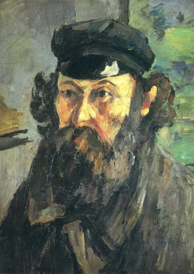 Autoritratto con il cappello – Paul Cézanne Paul Cézanne 70x105