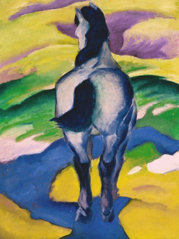 Cavallo blu II – Franz Marc Franz Marc 70x85