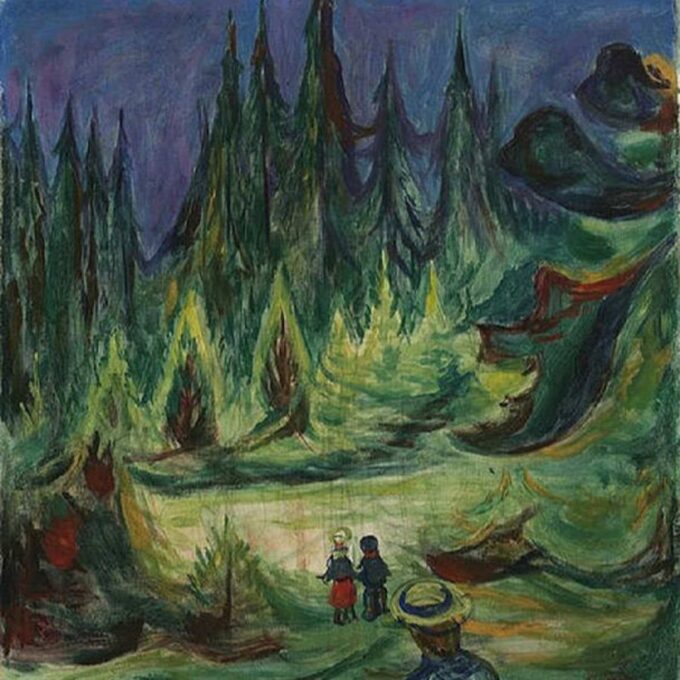 La foresta incantata – Edvard Munch Edvard Munch 70x70