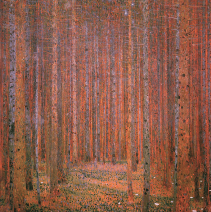 Foresta di abeti I – Gustav Klimt Gustav Klimt 70x70