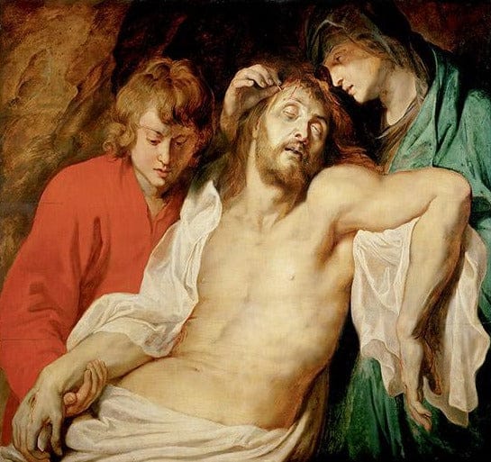 Lamentazione di Cristo da parte della Vergine e di San Giovanni – Peter Paul Rubens Peter Paul Rubens 70x70