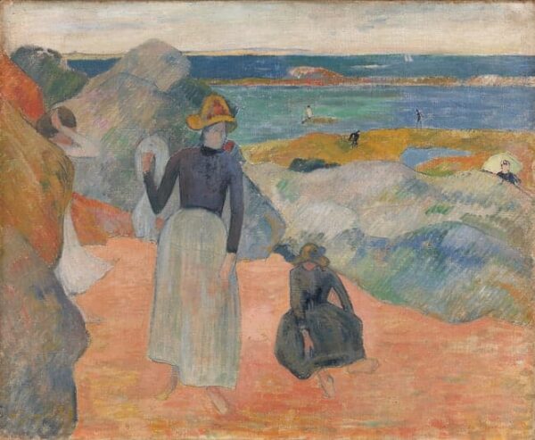 Sulla spiaggia 1889 – Paul Gauguin Paul Gauguin 85x75