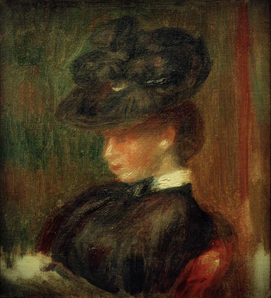 Dama con il cappello – Pierre-Auguste Renoir Pierre-Auguste Renoir 70x70