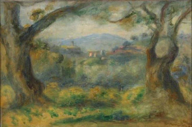 Paesaggio alle Collettes – Pierre-Auguste Renoir Pierre-Auguste Renoir 105x70