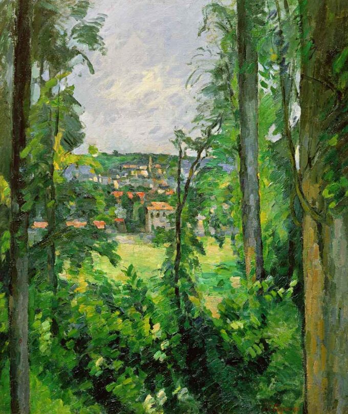 Auvers, vista dalla periferia – Paul Cézanne Paul Cézanne 70x85