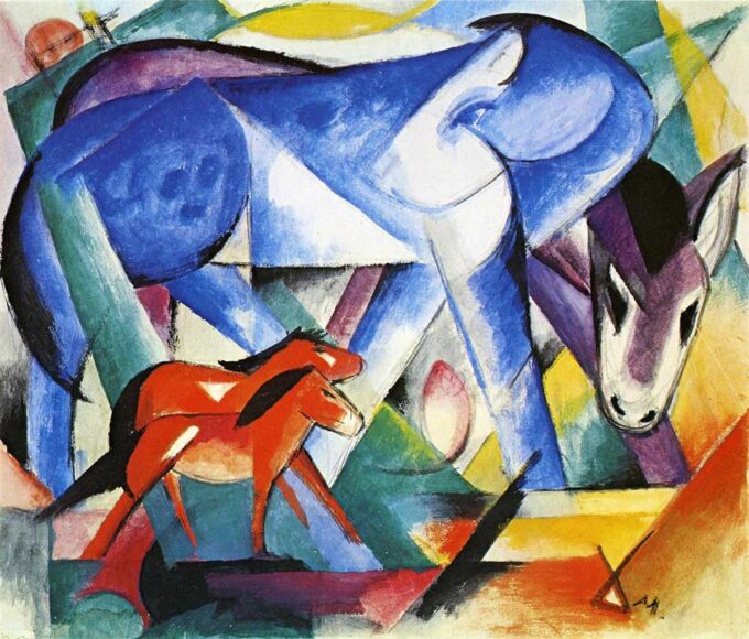 I primi animali – Franz Marc Franz Marc 85x75