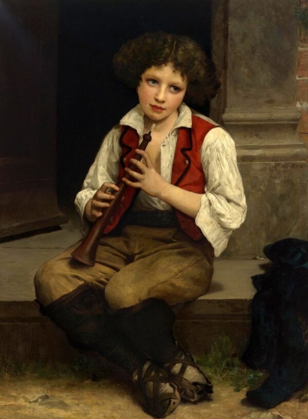 Pifferaio – William Bouguereau William Bouguereau 70x105